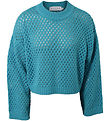 Hound Blouse - Hole Knit - Turquoise