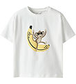 Name It T-shirt - NmmJax - Bright White w. Print