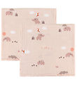 Done by Deer Spucktücher - 2er-Pack - 65x65 cm - Spielplatz - Po