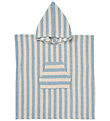 Wheat Badeponcho - Klein - Frottee - Blue Schwimmen Stripe