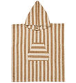 Wheat Badeponcho - Klein - Frottee - Cappuccino Stripe