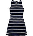 Tommy Hilfiger Kleid - Bettwäsche Jersey - Dark Nacht Navy Strip