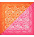Mads Nørgaard Schal - Soft Cotton Paisley - Pink/Orange