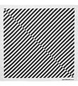 Mads Nørgaard Scarf - 55x55 cm - Black/White Striped