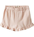 Lil' Atelier Shorts - NmfDolie - Viscose/Linen - Peach Blush