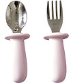 Jack o Juno Kinderbesteck - Silikon/Edelstahl - Light Pink