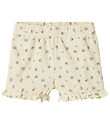 Name It Shorts - NbfJannis - Bleached Sand w. Flowers