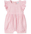 Name It Summer Romper - NbfHalmi - Cameo Pink w. Checs