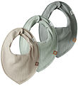 Name It Teething Bib - Rib - NbmYasimjush - 3-pack - Peyote/Aqua