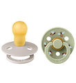 BIBS Colour Pacifiers - Size 3 - 2-Pack - Round - Mushroom Mix