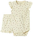 Name It Body k/ä - Body/Shorts - NbfJannis - Gebleicht Sand