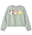 Name It Sweatshirt - NkfMomira - Squishmallows - Aqua Grå