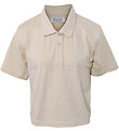 Hound Polo T-shirt - Krage Tee - Off White