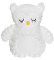 Teddykompaniet Heating pad - Owl - White - 23 cm