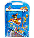 Paw Patrol Tusjsett m. Fargestifter og Notisbok