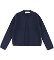 Hound Cardigan - Knitted - One Button - Navy