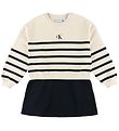 Calvin Klein Kleid - Entspannt - White Cap Grey/Schwarz