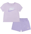 Nike Stuttbuxnasett - Stuttermabolur/Stuttbuxur - Hortensíur