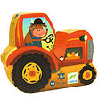 Djeco Jigsaw Puzzle - 16 Bricks - The Tractor