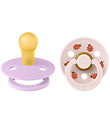 BIBS Colour Pacifiers - Size 1 - 2-Pack - Round - Violet Sky Mix