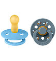 BIBS Colour Pacifiers - Size 2 - 2-Pack - Round - Breeze Mix