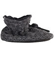 Melton Tofflor - Quiltad - Dark Grey Melange