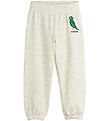 Mini Rodini Sweatpants - Bird - Offwhite