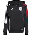 adidas Performance Hoodie - AJAX TR HODY - Black/White/BOLRE