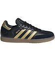 adidas Performance Shoes - Samba Messi J - CBLACK/GOLDMT/GUM4