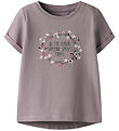 Name It T-Shirt - NmfVix - Purple Dove/Flower Ring