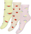 Name It Socken - 3er-Pack - NmfHulli - Lemon Meringue/Ballerina/