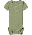 Name It Bodysuit s/s - Rib - NbmJular - Slate Gray