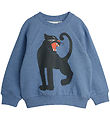 Mini Rodini Sweatshirt - Panther - Blue