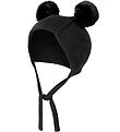 Mini Rodini Beanie - Knitted - Fine - Black
