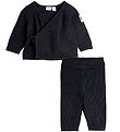 Mini Rodini Set - Blouse/Trousers - Knitted - Black