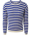 Hound Blússa - Prjónað - Stripe Prjón - Kóbalt Blue