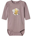 Name It Bodysuit l/s - NbfJolanta - Purple Dove