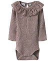 Name It Bodysuit l/s - Rib - NbfJohanne - Purple Dove