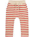 The New Siblings Trousers - TnstNat - Poppy Red Striped