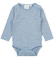 The New Siblings Bodysuit l/s - TnsbNeal - Alhley Blue AOP