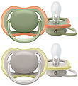 Philips Avent Schnuller - 2er-Pack - Ultra Air - Grau/Grün