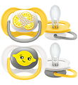 Philips Avent Schnuller - 2er-Pack - Ultra Air - Weiß/Gelb m. Pr