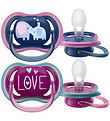 Philips Avent Schnuller - 2er-Pack - Ultra Air - Blau/Lila m. Pr