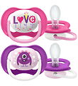 Philips Avent Schnuller - 2er-Pack - Ultra Air - Lila/Pink m. Pr