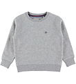 GANT Peysa - Shield - Light Grey Melange