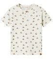 Lil' Atelier T-shirt - NmmLavo - Coconut Milk w. Boats