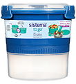 Sistema Lunchbox w. Cutlery - Lunch Stack - 965 mL - Blue