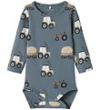 Name It Bodysuit l/s - NbmJamen - Blue Mirage