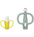 Matchstick Monkey Teether - 2-Pack - Banana & Monkey - Green