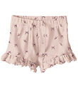 Lil' Atelier Shorts - NbfGayo - Peach Blush/Bow Tie